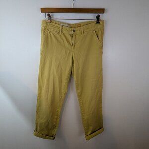 Pilcro and the Letterpress No. 29 Fit/HYPHEN Yellow Pants, Sz 29